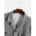 Men Nizi Pure Chest Pockets Button Collar Simple Jackets