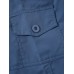 Men Solid Utility Pocket Zip Pocket Ankle Length Casual Cargo Pants