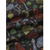 Mens Leaf Print Button Up Short Sleeve Shirts